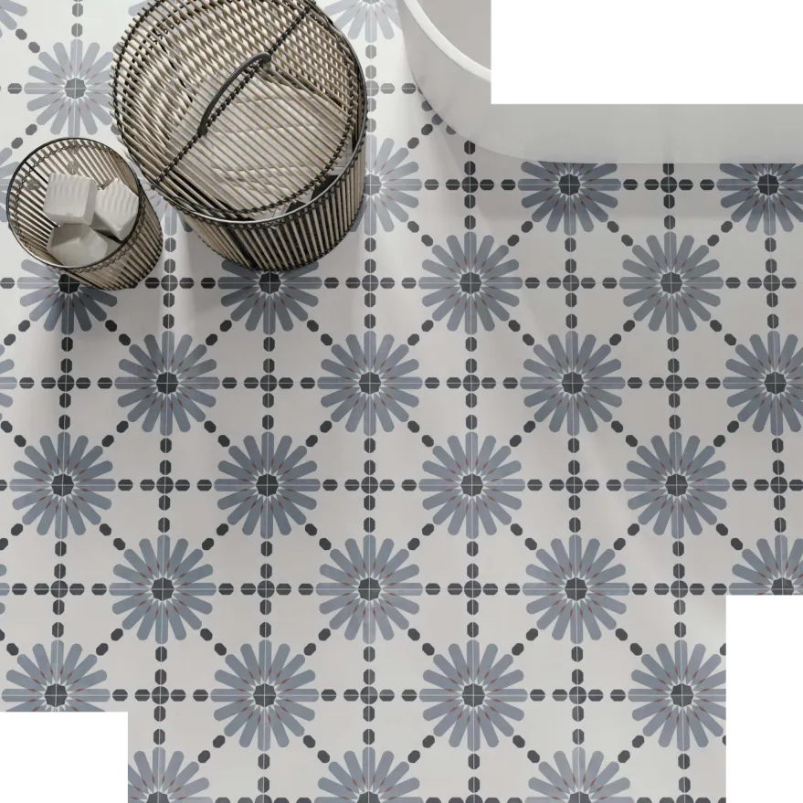 tyles keramische tegels met accent badkamer vloertegels patroon