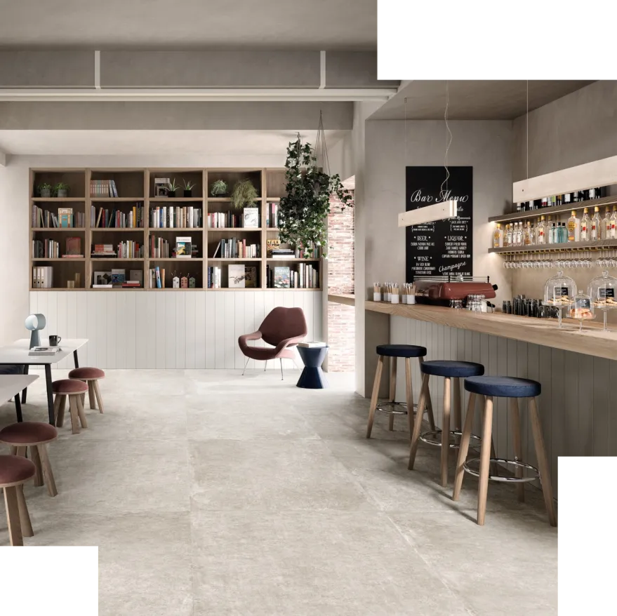 Tyles keramische vloertegels commerciële ruimte handelsruimte