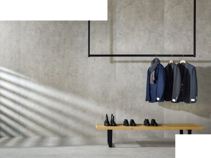 Tyles keramische tegels natuursteen look gang slaapkamer wand muur vloer