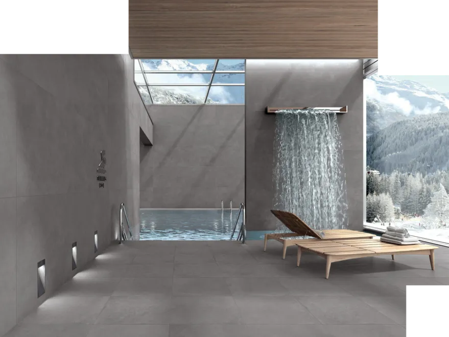 Tyles keramische zwembadtegels tegels wellness rondom